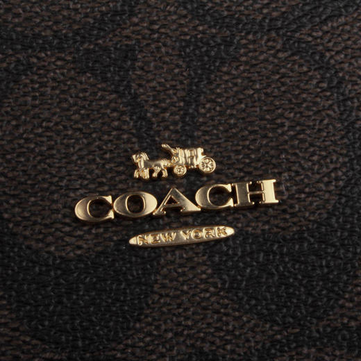 COACH 奥莱款女士PVC配皮单肩斜挎包 商品图7
