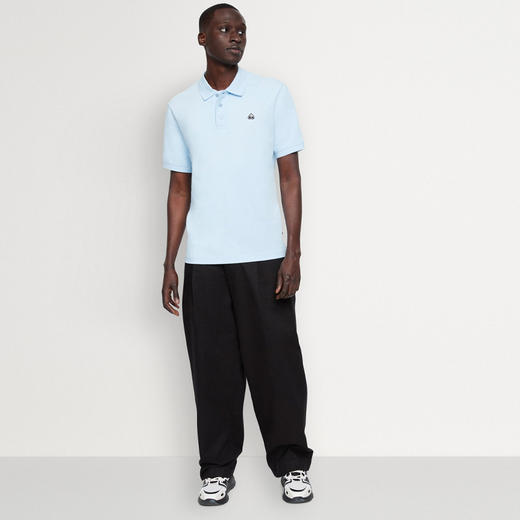MOOSE KNUCKLES 男士驼鹿指节刺绣徽标棉质短袖 Polo衫 浅蓝色 M12MT712 1389 商品图3