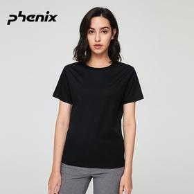 phenix菲尼克斯 URBAN系列 女士运动纯棉短袖T恤夏季时尚简约PC922TS08