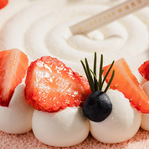 【红粉佳人】-双莓鲜果点缀草莓慕斯，甜蜜与祝福送给美丽佳人（2P109.9） 商品图1