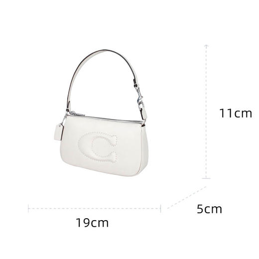 COACH 奥莱款女士皮质单肩手提包 商品图13