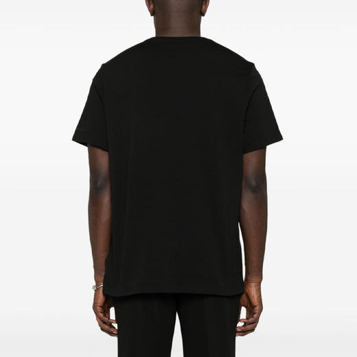 MOOSE KNUCKLES 男士驼鹿指节徽标棉质圆领短袖T恤 黑色 M14MT719 292 商品图2