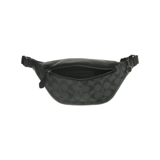 COACH 奥莱款男士PVC配皮斜挎腰包 商品图5