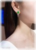 老坑玻璃种帝王绿蛋面耳坠【4110505】具体价格微信咨询 商品缩略图4