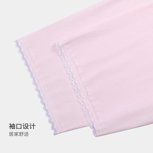 美季美优女士棉质简约短袖长裤套装J420306 商品图2