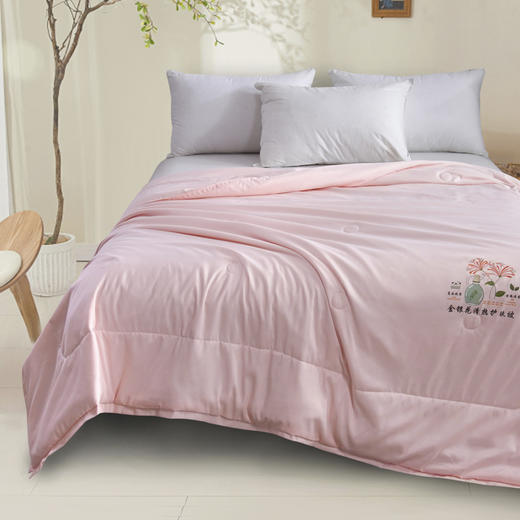 【紫韵家纺】紫韵 金银花清凉护肤被 ZY-BM1666 200*230cm 商品图1