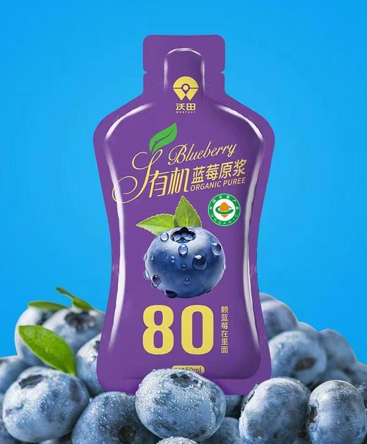 沃田有机蓝莓原浆50ml*10袋/盒*2盒 商品图1