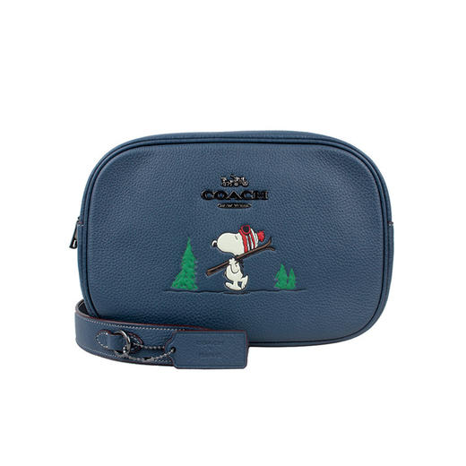 COACH 奥莱款女士皮质单肩斜挎包 商品图11