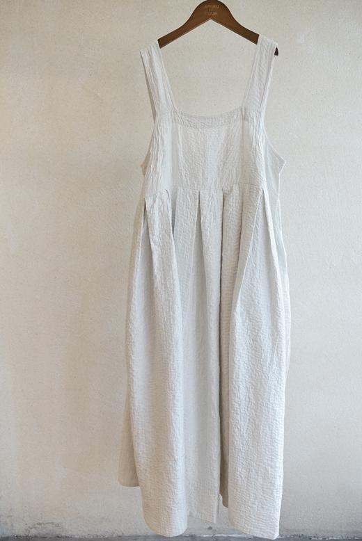 MAKU textiles｜丝棉羊毛宽背带裙连衣裙 商品图9