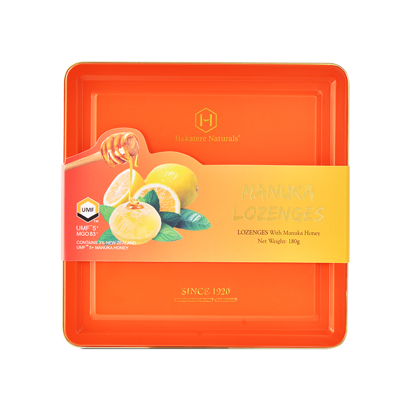 荷塔威UMF5+麦卢卡蜂蜜润喉糖果 柠檬味 硬质糖 新西兰进口 零食 礼物