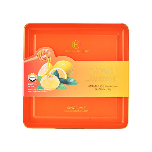 荷塔威UMF5+麦卢卡蜂蜜润喉糖果 柠檬味 硬质糖 新西兰进口 零食 礼物 商品图0