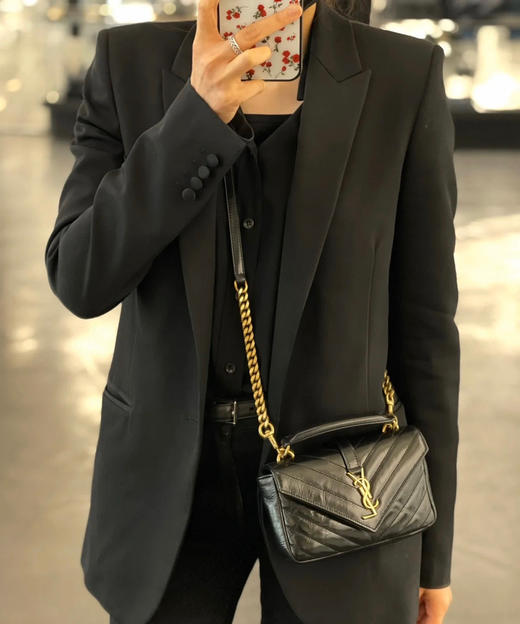 原厂皮品质出 〰️ 
杨树林College亮面裂纹迷你邮差包 商品图2