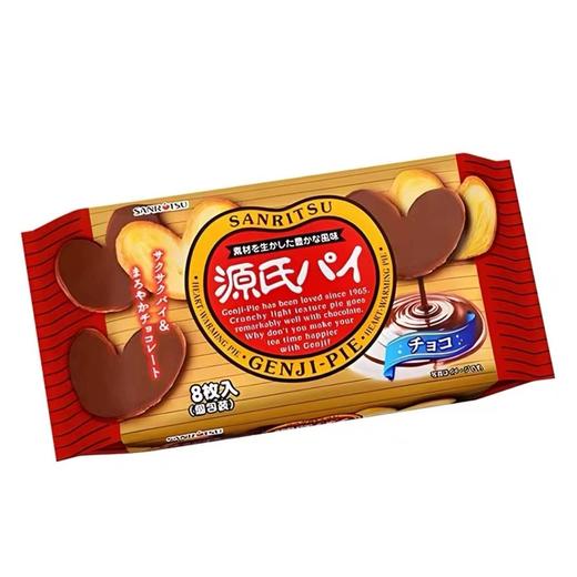 三立源氏蝴蝶酥饼巧克力味76.8g/052129 经典酥皮酥香四溢 商品图0