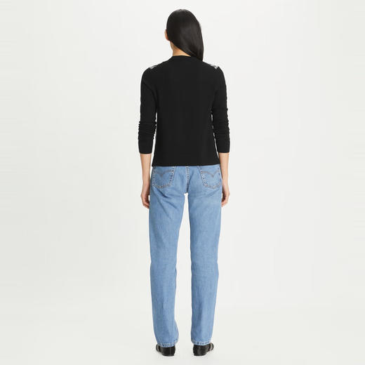 【1F】Tory Burch 汤丽柏琦  撞色针织开衫TB 154441 黑色 968 XS 推荐 80-90 斤 商品图2