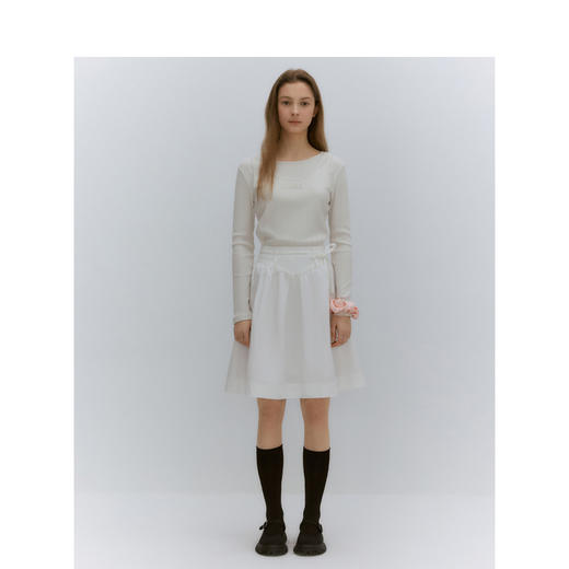 TeenieWeenie小熊简约长袖T恤女夏季女t恤TTLA246416N 商品图3