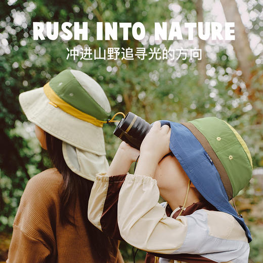 zoyzoii儿童防晒帽子宝宝遮阳防紫外线 商品图5