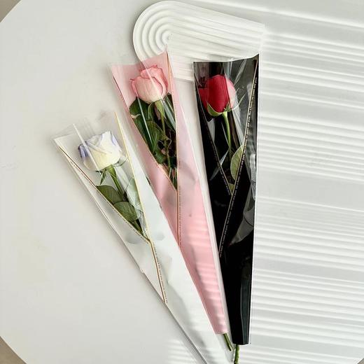 【520单支袋】金三角单支玫瑰袋（45个左右/包） 商品图3