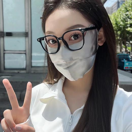 SOOKIE·真丝防晒口罩，3D立体无痕鱼骨设计，触感冰凉【G】 商品图3