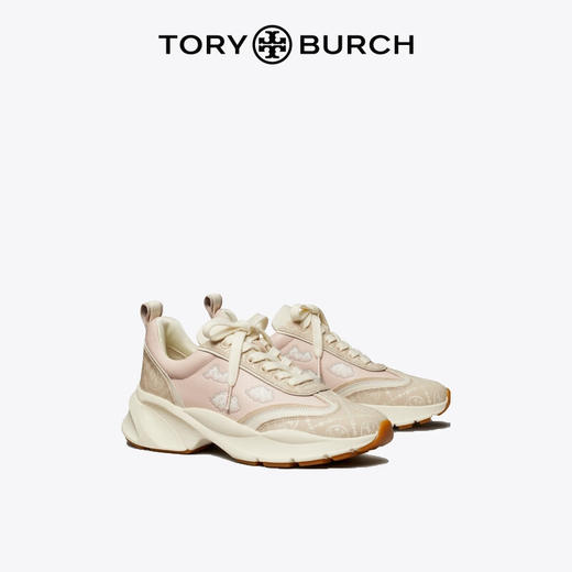 【1F】Tory Burch 汤丽柏琦T MONOGRAM GOODLUCK老爹鞋运动鞋 商品图1