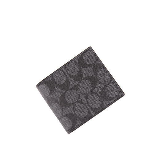 Coach 奥莱款男士PVC短款钱包 商品图1