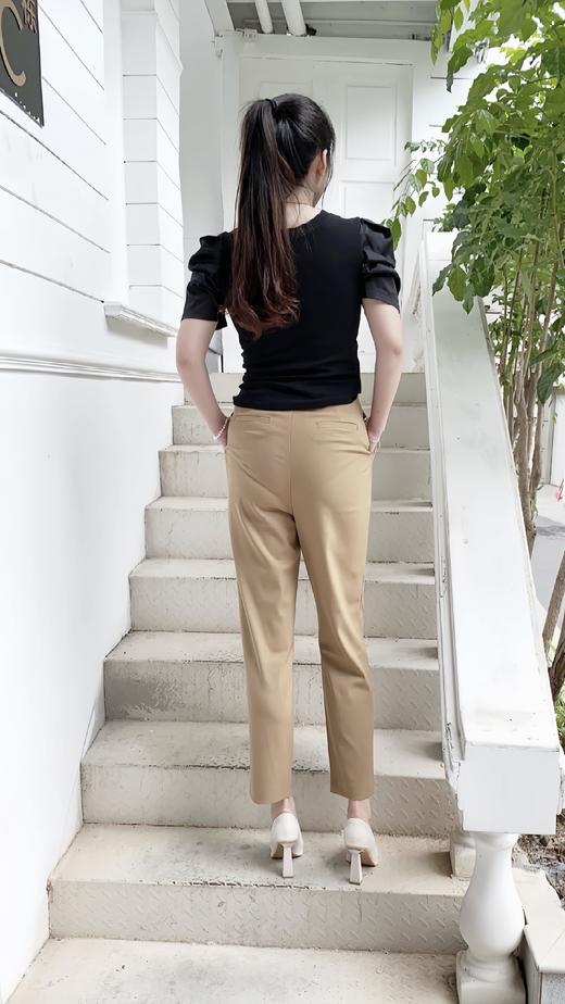 黄埃、漆黑色裤子HJ1L33 商品图3