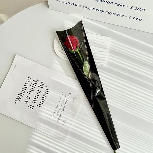 【520单支袋】金三角单支玫瑰袋（45个左右/包） 商品图5