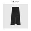 03-4潘依绣丁丁宠粉PanYiXiu/潘依绣醋酸极简风包臀后开叉立体剪裁半身裙 W-61827 商品缩略图2