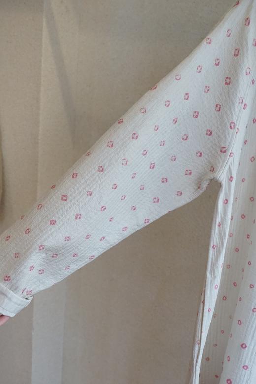 MAKU textiles｜丝棉粉印花长外套大衣 商品图11