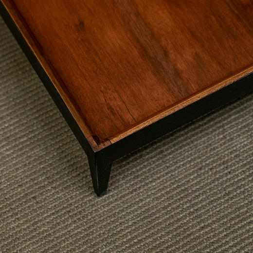 本来家居方形茶台老木头茶几实木小茶水桌置物台 商品图9