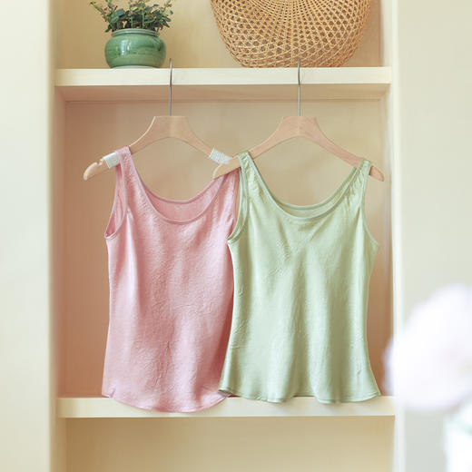 95%醋酸5%真丝 ROW风缎面醋酸打底衫 商品图1