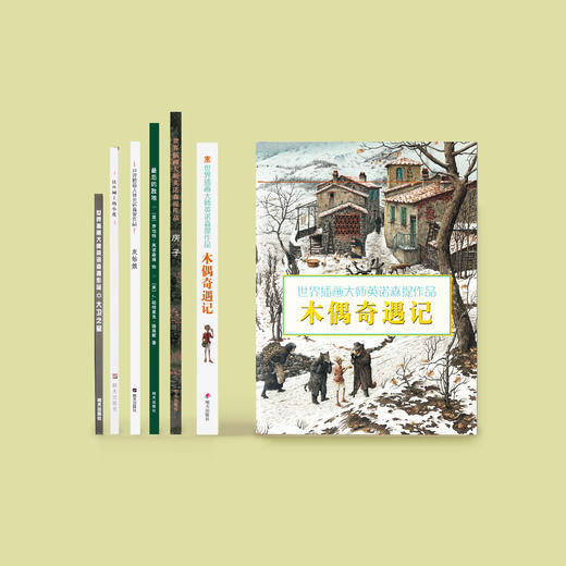 英诺森提绘本(共6册）：《铁丝网上的小花》《房子》《木偶奇遇记》《灰姑娘》《最后的胜地》《大卫之星》 商品图1