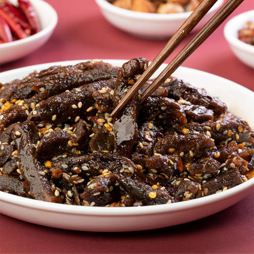 99选7【麻辣牛肉干】二甜八辣 紧实耐嚼 100g/袋丨速食 商品图0
