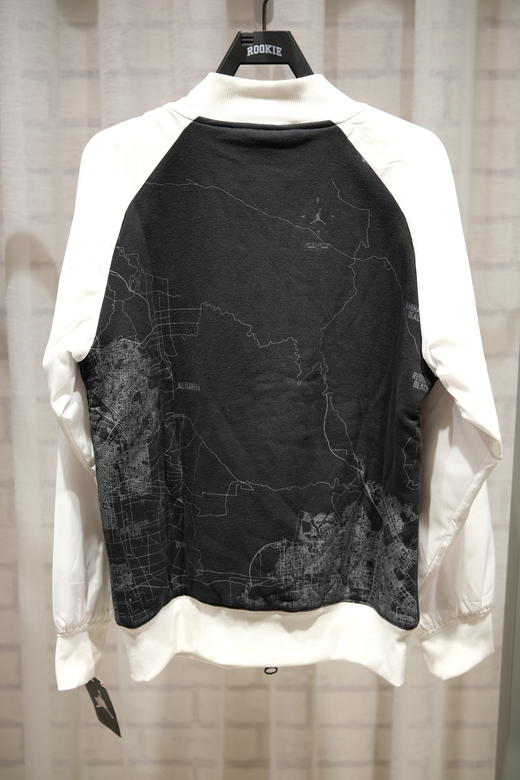 JORDAN乔丹童衣男大童针织棒球夹克正黑色81311KJ907K25 商品图3