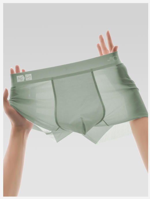 //【MAD NONO银离子渐变男士内裤】男士内裤 像穿了层“凉皮”在pp片上！ ✅面料是服装芯片，原纱凉感面料，轻薄透气，一穿即凉  商品图12