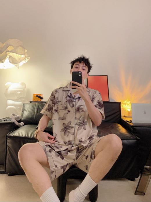 🍹【升级版轻奢高级感定制夏季男士套装】🌈1、版型超正 面料舒适 走线工整高品质 🌸上身质感特別棒自带高级感 🔥 商品图3