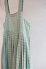 MAKU textiles｜棉质背带裙连衣裙(浅蓝/绿格纹) 商品缩略图11