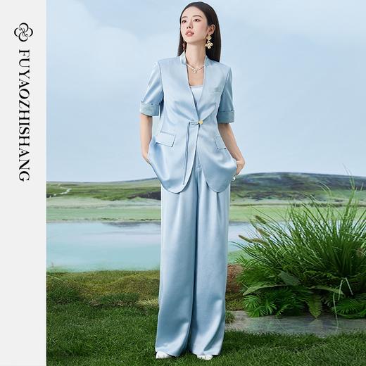 IWY/扶摇系列蓝色夏季新中式国风气质职业西装FYCP363 商品图2