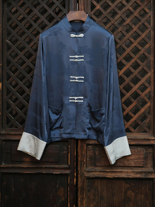 限量款 |STJINGx凯喜雅x故宫 |千里江山潇潇对襟小褂(不退不换) 商品图3