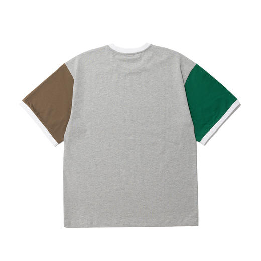 U17 ARC LOGO  超大长款印花T恤 花灰色 商品图1