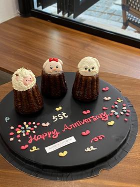 可露丽奶油霜小动物蛋糕