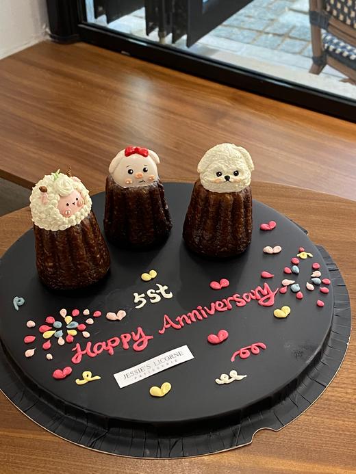 可露丽奶油霜小动物蛋糕 商品图0