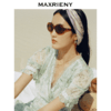 MAXRIENY蕾丝气质性感夏季复古春夏法式印花连衣裙设计师薄荷曼波(货号:MC87DR319) 商品缩略图3