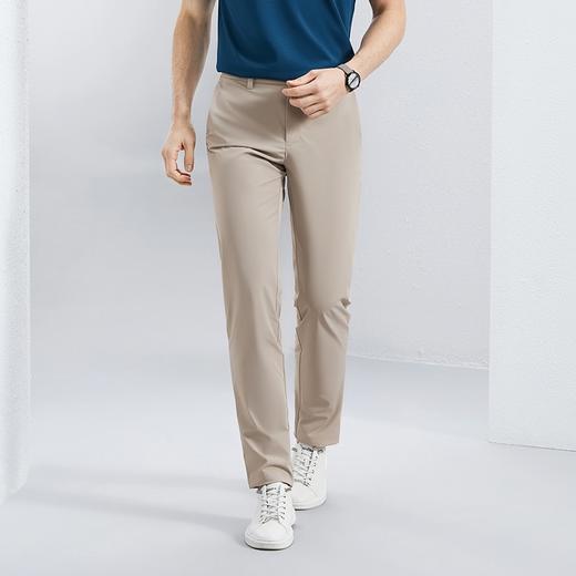 【防紫外线】柒牌直筒休闲裤男2024春夏新款商务通勤上班修身长裤	126H71820 商品图1