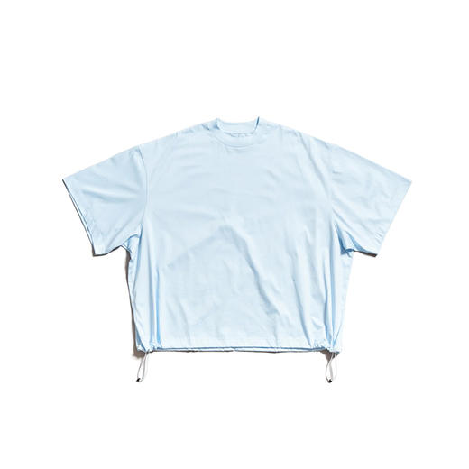 is-ness BALLOON SHORT SLEEVE T-SHIRT 廓形下摆抽绳圆领短袖T恤 商品图1