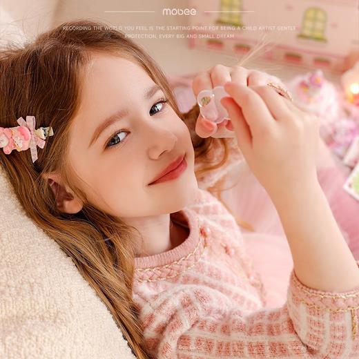 mobee咕卡套装玩具女孩生日礼物7-14岁六一儿童手工diy装饰品挂摆件盒 童趣小铺；咕咔全套奶油胶咕盘 一整幢开箱惊喜 公主过家家 商品图6