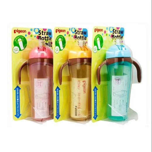 【保税仓】贝亲日本Pigeon婴儿学饮杯手柄吸管杯子企鹅杯宝宝儿童喝水杯330ml 商品图2
