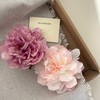 【拍照氛围感神器，古风牡丹花发夹】发夹焦边干枯牡丹氛围感，拍照鸭嘴夹侧边气质发饰头饰品QQ 商品缩略图2