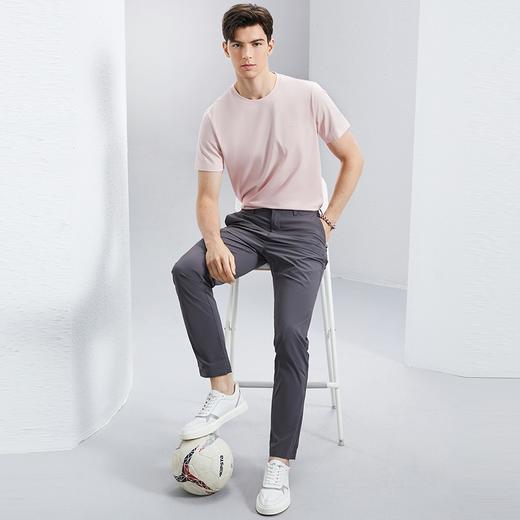 【黑金系列】柒牌锦氨休闲裤男夏季新款商务百搭中青年直筒空调裤	126H72220 商品图3