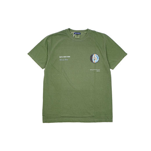 DUSTNATION ILIOS S/S TEE 复古水洗圆领短袖印花T恤 商品图0