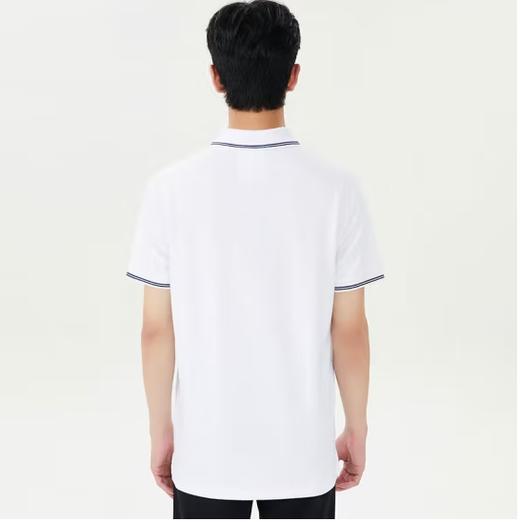 ARMANI 阿玛尼 2024春夏新品 EA男士鹰标图案短袖POLO衫 520礼物  8N1FB4 1JPTZ 0100 商品图4